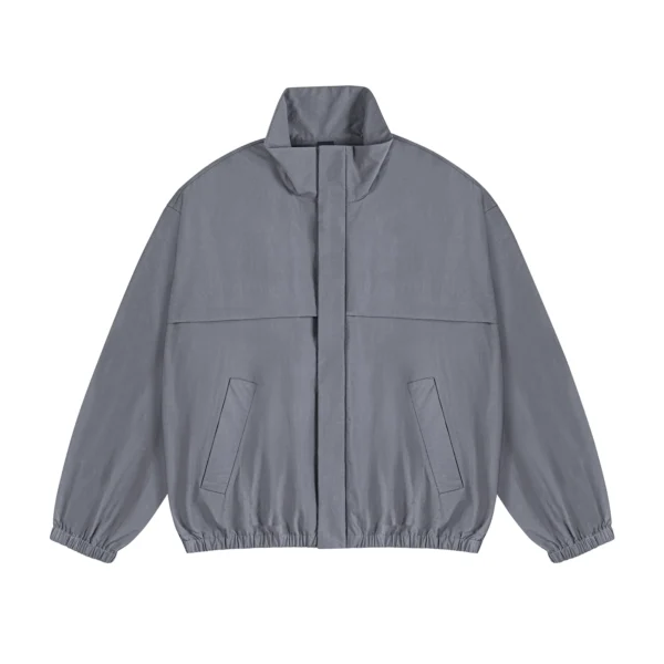 Stand Collar Oversized Windproof Jacket