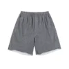 Basic Japanese-style relaxed-fit cuffed athletic shorts