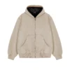 Washed Vintage Quilted Hooded Cotton Coat