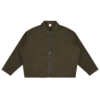 Men's Washed Twill Lapel Zipper Work Jacket