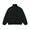 Men's Stand-Up Collar Windproof Oversized Double-Layer Cotton Coat