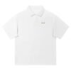 Minimalist Devil Logo Casual Polo Shirt