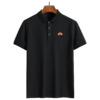 Rainbow Embroidered Logo Casual Short-Sleeve Polo Shirt