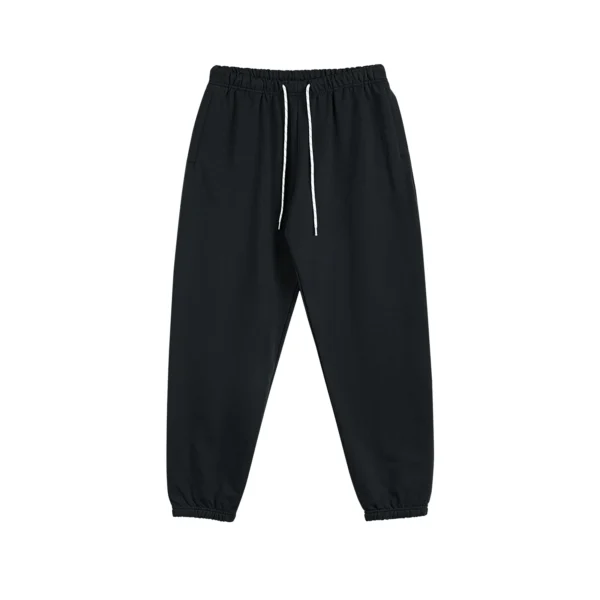 Basic High-Stretch Cuffed Casual Pants