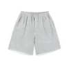 Basic Japanese-style relaxed-fit cuffed athletic shorts