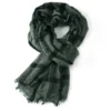Men's Plaid Cotton Linen Scarf
