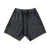 Washed Vintage Retro Casual Shorts