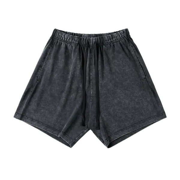 Washed Vintage Retro Casual Shorts