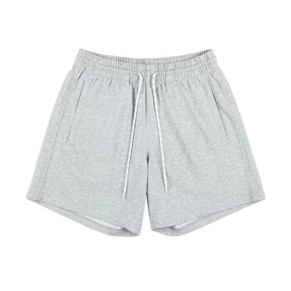 Loose-fitting drawstring casual athletic shorts