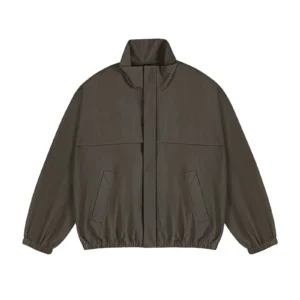 Stand Collar Oversized Windproof Jacket
