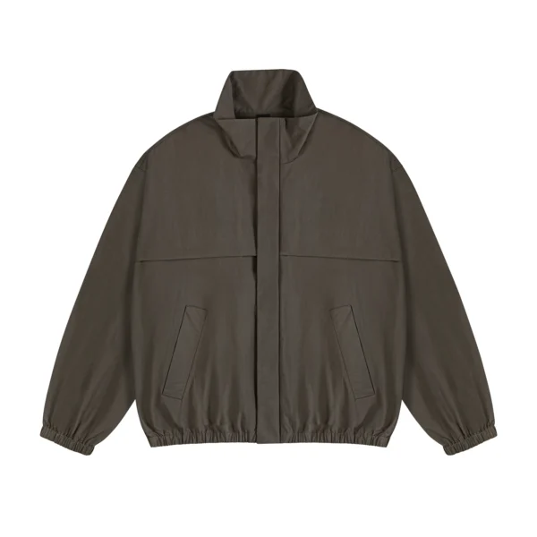 Stand Collar Oversized Windproof Jacket