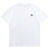 Crescent Moon Embroidered Minimalist T-Shirt