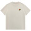 Creative Colorful Heart-Shaped Embroidered T-Shirt