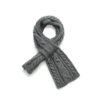 Vintage Cable Knit Embroidered Men's Scarf