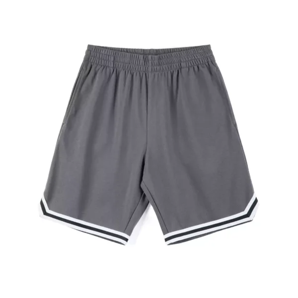 Loose Athletic Pants With Striped Hem