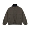 Men's Stand-Up Collar Windproof Oversized Double-Layer Cotton Coat