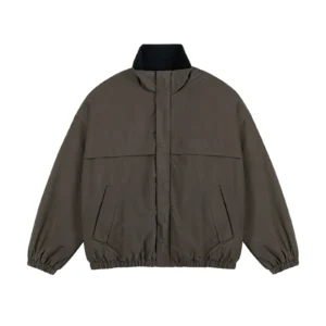 Men's Stand-Up Collar Windproof Oversized Double-Layer Cotton Coat