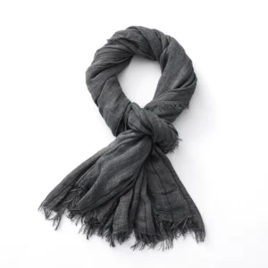 Men's Washed Vintage Cotton Linen Scarf