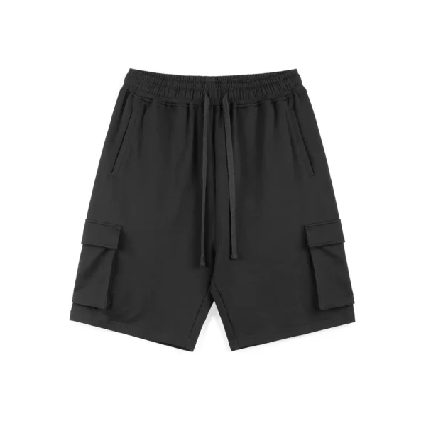 Drawstring Cargo Athletic Shorts