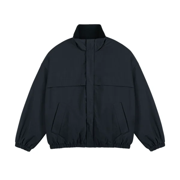 Men's Stand-Up Collar Windproof Oversized Double-Layer Cotton Coat