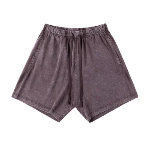 Washed Vintage Retro Casual Shorts