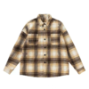 Japanese-style retro plaid long-sleeve shirt