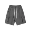 Drawstring Cargo Athletic Shorts