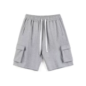 Drawstring Cargo Athletic Shorts