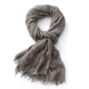 Men's Washed Vintage Cotton Linen Scarf