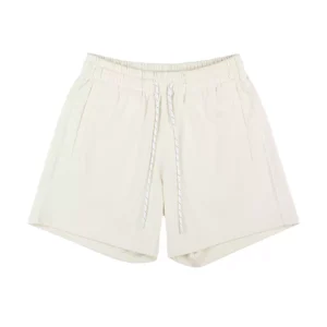 Loose-fitting drawstring casual athletic shorts