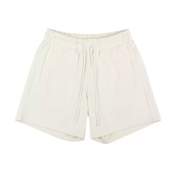 Loose-fitting drawstring casual athletic shorts